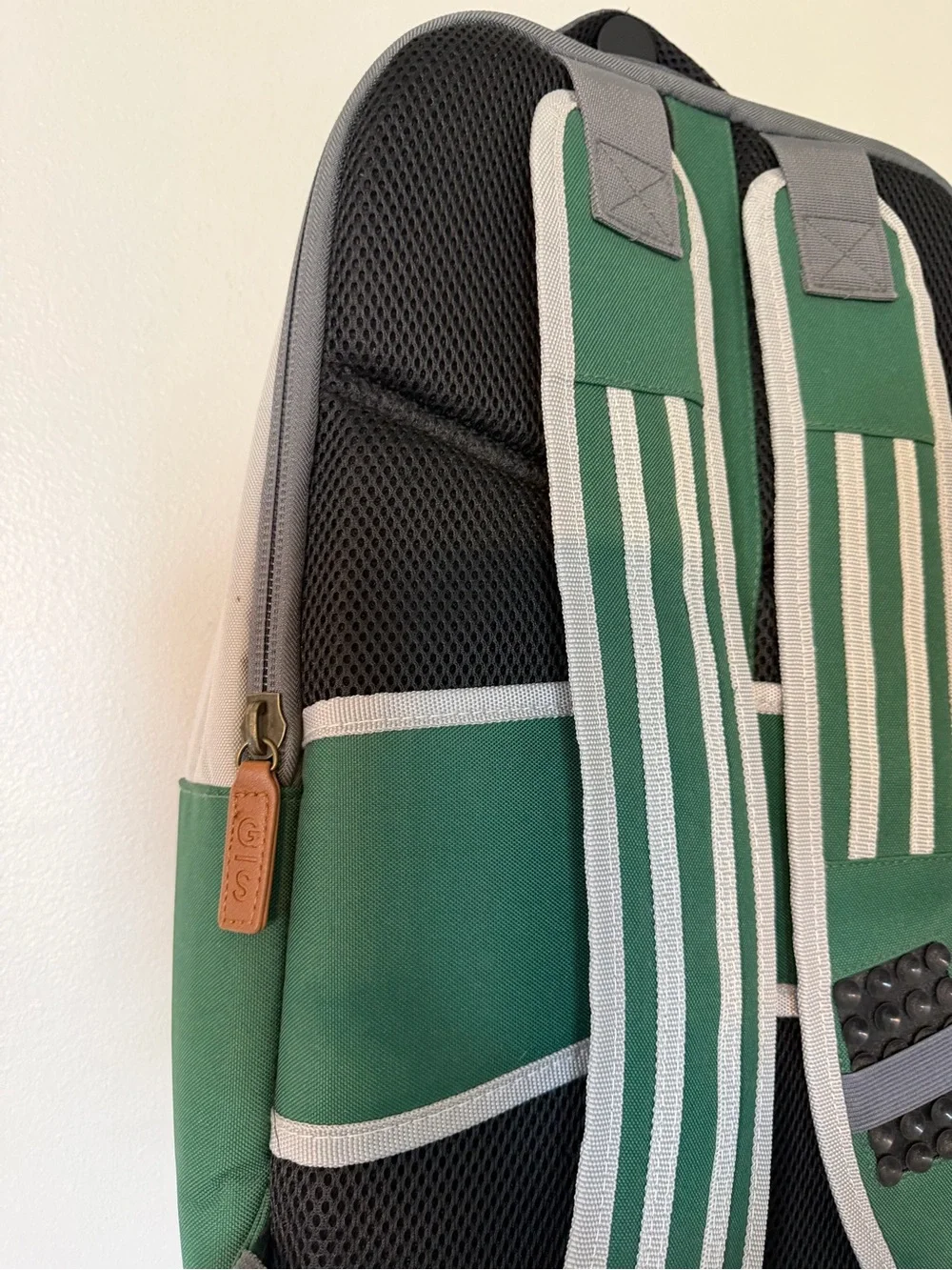 General Supply Goods + Co Commuter Daypack Backpack with USB Port – Green & Gray